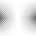 Monochrome square pattern - geometrical abstract vector background graphic from angular squares