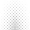 Monochrome square pattern - geometrical abstract vector background illustration from diagonal rounded squares Royalty Free Stock Photo