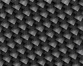 Monochrome squares like fiber carbone relief Royalty Free Stock Photo