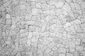 Monochrome of stone wall texture background Royalty Free Stock Photo
