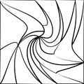 Monochrome tessellating background. Abstract distorted pattern