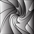 Monochrome tessellating background. Abstract distorted pattern