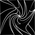 Monochrome tessellating background. Abstract distorted pattern