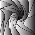 Monochrome tessellating background. Abstract distorted pattern
