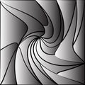 Monochrome tessellating background. Abstract distorted pattern