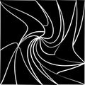 Monochrome tessellating background. Abstract distorted pattern