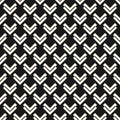 Monochrome vector geometric seamless pattern. Abstract texture with diamond grid. Simple dark repeat geo design for decor, package Royalty Free Stock Photo