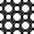 Monochrome vector seamless repeted pattern design