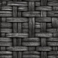 Monochrome Woven Wood Texture - AI Generative (Seamless Tile)