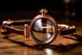 monocle with extendable lenses a monocle that has multiple lense Royalty Free Stock Photo