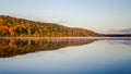 Michigan Autumn Wilderness Lake Reflections Royalty Free Stock Photo