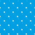 Monocle pattern seamless blue