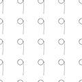 Monocle pattern on white background. Vector illustration.