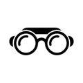Monocle Variant Classic Solid Style Icon Royalty Free Stock Photo