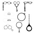 Monocles, Pince-Nez, Lorgnette