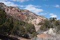 Monocline near the No Thoroughfare Canyon picnic area in the Colorado National Monument Royalty Free Stock Photo