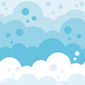 Monocolor fluffy cloud background. Royalty Free Stock Photo