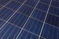 Monocrystalline silicon photovoltaic solar cell panel Royalty Free Stock Photo