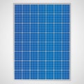 Monocrystalline solar cell for solar panel Royalty Free Stock Photo