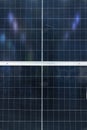 Monocrystalline solar panel close up Royalty Free Stock Photo
