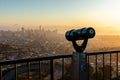 Monocular on Christmas Tree point to Bay Area of San Francisco Royalty Free Stock Photo