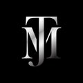 Monogram letters initials TM. Modern and luxurious logo design.