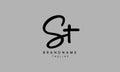 Monogram logo ST