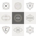 Monogram logo template