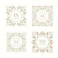 Monograms collection.