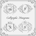 Monograms set