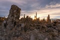 Monolake tufas, USA. Royalty Free Stock Photo