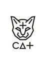 Monoline Cat Head Logo Illustration