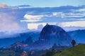 Monolith of Guatape in Colombia Royalty Free Stock Photo