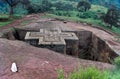 Monolith San Jorge church Lalibela, Amhara, Ethiopia