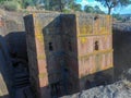 Monolithic amazing old church Ethiopia