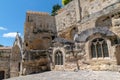 Monolithic church of Saint-Emilion carved from a limestone