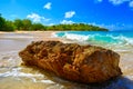 Monolithic Rock at Falmouth Harbour Beach, Antigua, West Indies