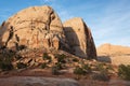 Monolithic rock formations - Capital Reef National Park, Utah. Royalty Free Stock Photo