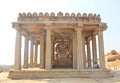 Monolithic statue of Lord Ganesh, Hampi, India