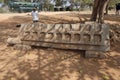 Monolithic Stone Door, The Royal Enclosure, Hampi, near Hospete, Karnataka, India