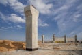 Monolithic structural elements and formwork Royalty Free Stock Photo