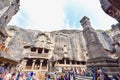 Monolithic Structure of Mysterious Kailash Temple at Ellora Caves