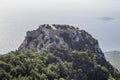 Monolithos castle ancient ruins in Rhodes, Greece