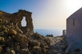 Monolithos` Castle Royalty Free Stock Photo