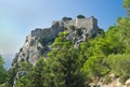 Monolithos castle on Rhodes island, Greece