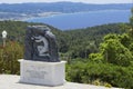 War memorial Greek Resistance on the island of Rhodes during World War II