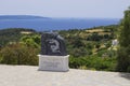 War memorial Greek Resistance on the island of Rhodes during World War II