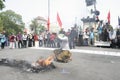 Monologue started rallies students