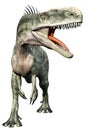 Monolophosaurus close up full body Royalty Free Stock Photo