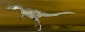 Monolophosaurus dinosaur - 3D render Royalty Free Stock Photo
